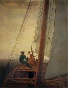 Caspar David Friedrich, The Sailboat